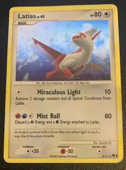 Pokemon Latias Lv.45 Rare Holo #3/17 POP 7 Promo - Image 1