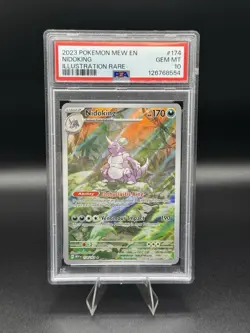 Nidoking 174/165 2023 POKEMON MEW EN-151 | ILLUSTRATION RARE PSA 10 - Image 1