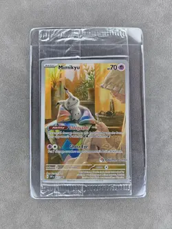 Pokemon Mimikyu SVP075 Pokemon Center Stamped SV Paldean Fates Promo - SEALED - Image 1