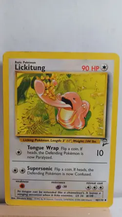 Lickitung [MP] - Pokemon TCG Base Set 2 48/130 [Uncommon] - Image 1