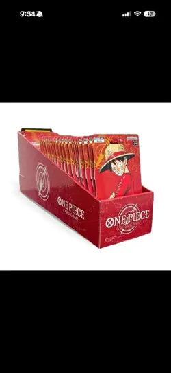 One Piece OP-13 Carrying on His Will Sleeved Booster Pack Lot of 48 - Image 1