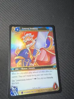 World of Warcraft TCG Azeroth 198/361 - Leeroy Jenkins - LP FOIL - see pictures - Image 2