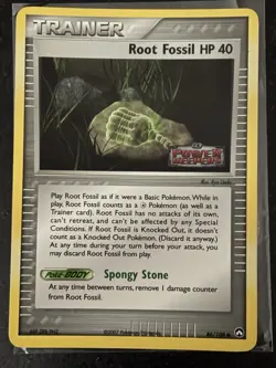 Root Fossil Pokemon TCG Power Keepers 86/108 Stamped Reverse Holo - Image 1