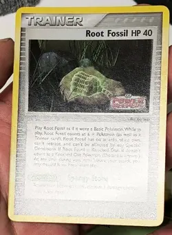Vintage Root Fossil 86/108 EX Power Keepers Reverse Holo Stamped Pokemon Card - Image 4