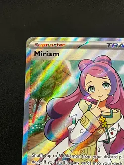 Miriam 238/198 - Scarlet & Violet Base Set Full Art Trainer Pokemon TCG Card NM - Image 5