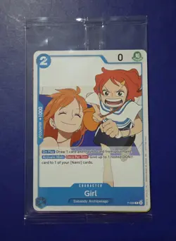 One Piece Promo Card P-096 Girl Nami Sealed Promo - Image 1