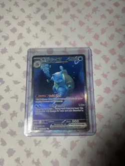 Pokemon TCG Blastoise EX 200/165 Scarlet & Violet 151 Special Illustration Rare - Image 3