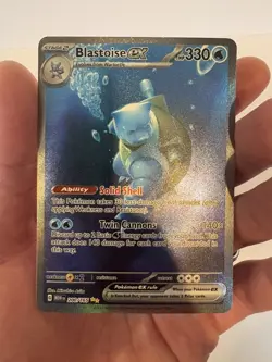 Pokemon Card TCG Blastoise ex SAR 200/165 Scarlet Violet 151 English EN - Image 3
