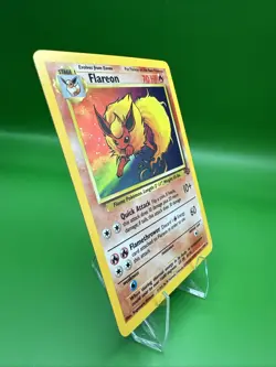 Pokemon TCG Flareon Jungle Holo Card 3/64 Unlimited Rare Near Mint WOTC 1999 - Image 3