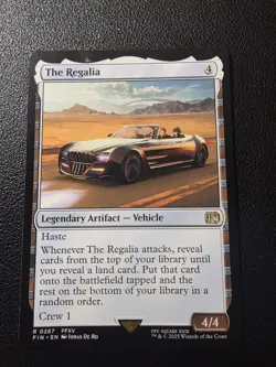 MTG The Regalia 0267 Final Fantasy Regular Rare Legendary Artifact - Image 1