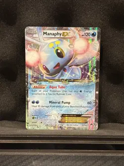 Manaphy EX 32/122 - Pokemon TCG Breakpoint XY Ultra Rare Card LP - Image 1