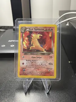 Pokemon TCG Dark Typhlosion 10/105 Neo Destiny Holo Foil Rare - Image 1