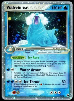 Pokemon TCG Walrein ex 89/92 2006 Legend Maker Ultra Rare Card - HP - Image 1