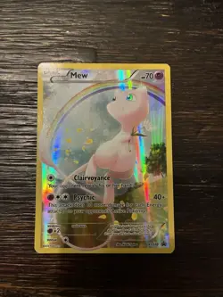Pokemon TCG Mew XY110 Black Star Promo Near Mint Clear Plastic Sleeve - Image 1