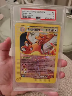 2003 Pokemon Skyridge Charizard Box Topper #9 PSA 4 - Image 1