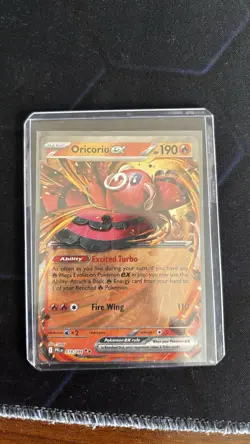 Pokemon Oricorio ex 018/094 Me02: Phantasmal Flames Holo Double Rare 190HP - Image 3