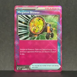 Megaton Blower 182/191 - ACE Trainer - Surging Sparks SPEC Ultra Rare NM Pokemon - Image 1