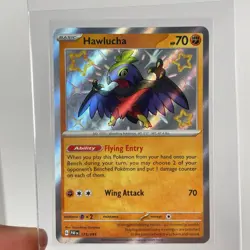 Pokemon Hawlucha Shiny Rare Holo SV: Paldean Fates 2024 175/091 NM - Image 1