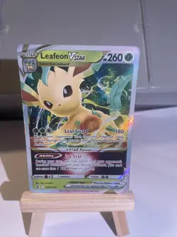 Pokemon TCG Leafeon VSTAR Sword & Shield SWSH195 Black Star Promo (1004) - Image 1