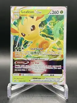 Leafeon VSTAR SWSH195 Sword & Shield Black Star Promo Holo Pokemon TCG NM/M - Image 1