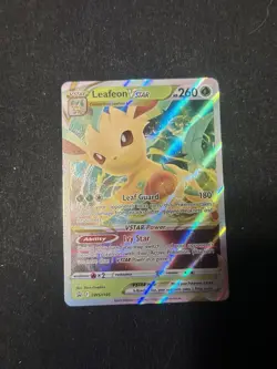 Leafeon VSTAR SWSH195 Black Star Promo Ultra Rare Holo Pokemon TCG NM/M - Image 1