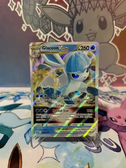 Pokemon TCG Glaceon VSTAR SWSH197 & Leafeon VSTAR SWSH195 Sword & Shield Promos - Image 1