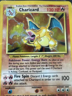 1999 Pokemon Game #4 Charizard-Holo PSA 2 GOOD 4/102 - Image 4