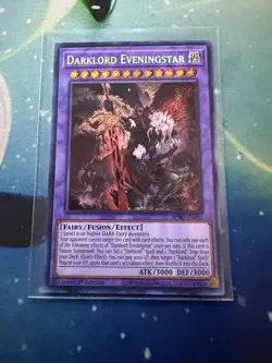 Yugioh! Darklord Eveningstar - BPRO-EN036 - Secret Rare - 1st Edition - IN HAND - Image 1