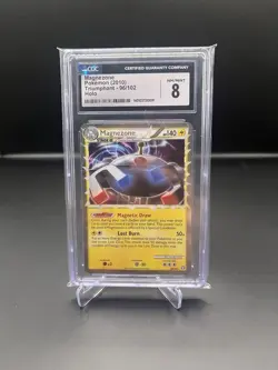 CGC 8 Magnezone Holo Prime 96/102 - 2010 HGSS Triumphant Pokemon Card - Image 1