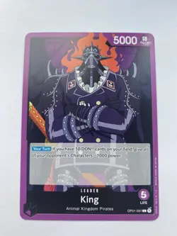 OP01-091 King Leader English One Piece TCG Card - Image 1