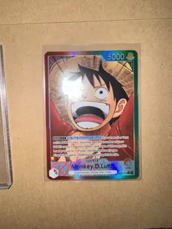 One Piece TCG - Monkey.D.Luffy OP13-001 - Alt Art, Foil, Leader, English, NM - Image 1