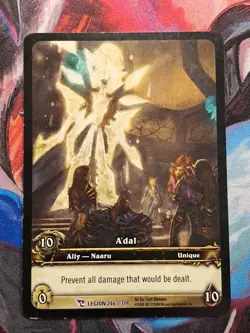 World of Warcraft TCG Legion 246/319 Extended Art A’dal - Image 1