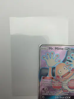 Pokemon TCG Mr. Mime GX S&M: Celestial Storm 156/168 Full Art Holo Foil Rare - Image 5