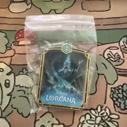 Disney Lorcana Hades Infernal Schemer Pin Badge Organized Play League Promo - Image 1