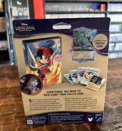 New Disney Lorcana: Fabled Collection Starter Set Glimmer Foil Promo Booster - Image 2