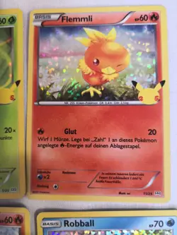 POKEMON MCDONALDS 25TH ANNIVERSARY-HOLO 4 CARD SET Card Collection Bundle German - Image 3