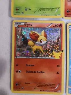 POKEMON MCDONALDS 25TH ANNIVERSARY-HOLO 4 CARD SET Card Collection Bundle German - Image 5