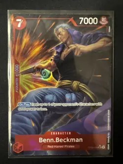 One Piece Emperors in the New World Benn.Beckman (Parallel) OP09-009 - Image 1