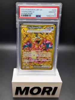 PSA 10 GEM MINT Charizard Ex #228 [Hyper Rare] Pokemon TCG Obsidian Flames - Image 1
