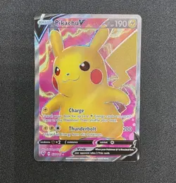 Pikachu V 170/185 Vivid Voltage- NM Ultra Rare Full Art Pokemon Card - Image 1