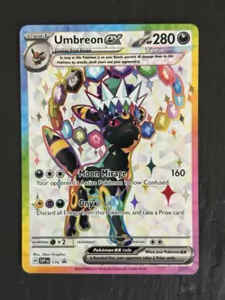 Pokemon TCG: Umbreon Ex 176 SVP Black Star Promo NM - Prismatic Evolutions - Image 1