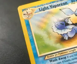 Pokemon Neo Destiny Light Vaporeon Uncommon Card 52/105 DMG - Image 2