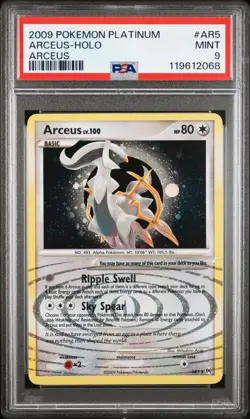 2009 POKEMON PLATINUM ARCEUS #AR5 ARCEUS-HOLO PSA 9 - Image 1