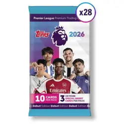 2026 Topps Premier League Trading Card Game Booster Box (28 Packs) - Image 2