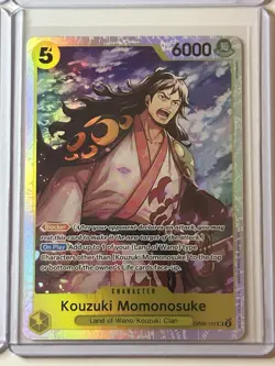 Kouzuki Momonosuke OP14-107 Azure Sea’s Seven 4 Foil Card Play Set Lot One Piece - Image 5