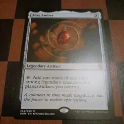 Mtg Mox Amber NM Dominaria Mythic Rare Magic Card - Image 1