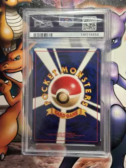 1996 Japanese Pokemon ~ Basic Set ~ Gyarados-Holo #130 ~ PSA 8 NM-MT - Image 3