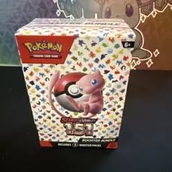 Pokemon Scarlet Violet 151 Booster Bundle 6-Pack, Factory-Sealed Box ships fast - Image 1