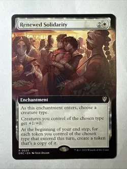 Renewed Solidarity (Extended Art) Commander: Aetherdrift Regular - Image 1
