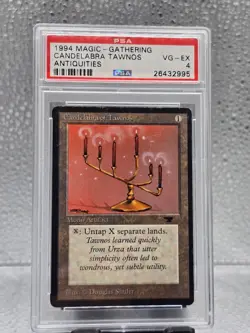 1994 Antiquities MTG Magic The Gathering Candelabra of Tawnos! PSA 4! - Image 1